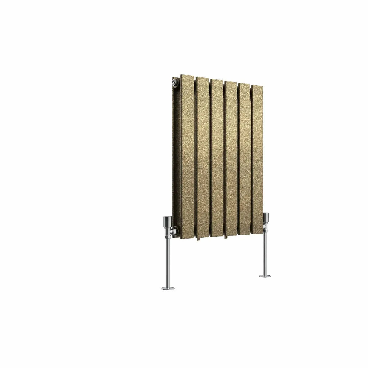 San Remo - Modern horizontal flat panel radiator blackened gold