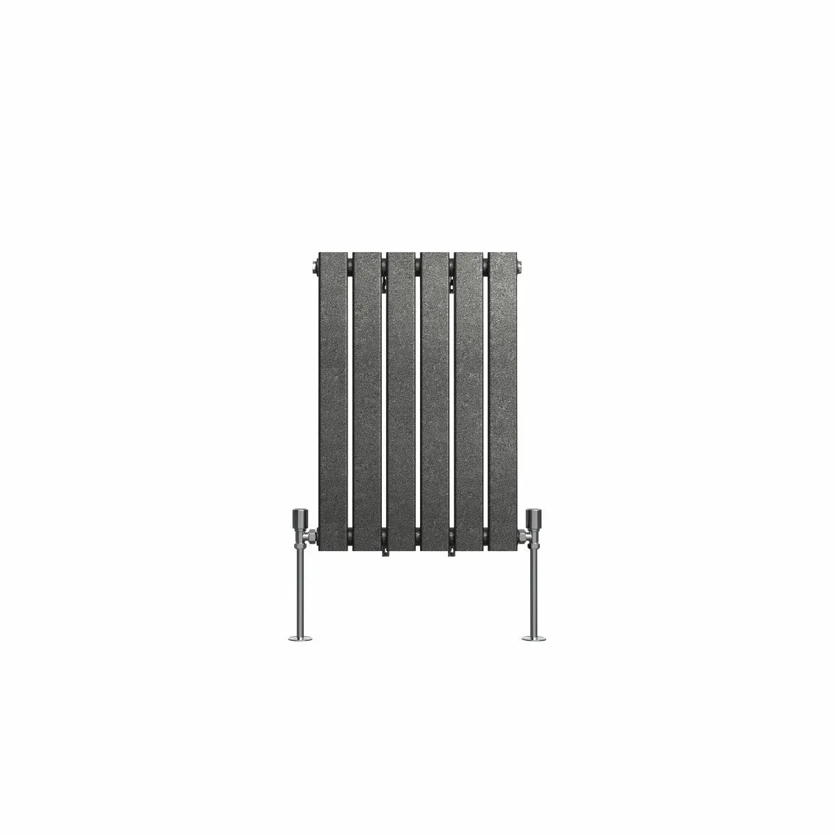 San Remo - Modern horizontal flat panel radiator blackened silver