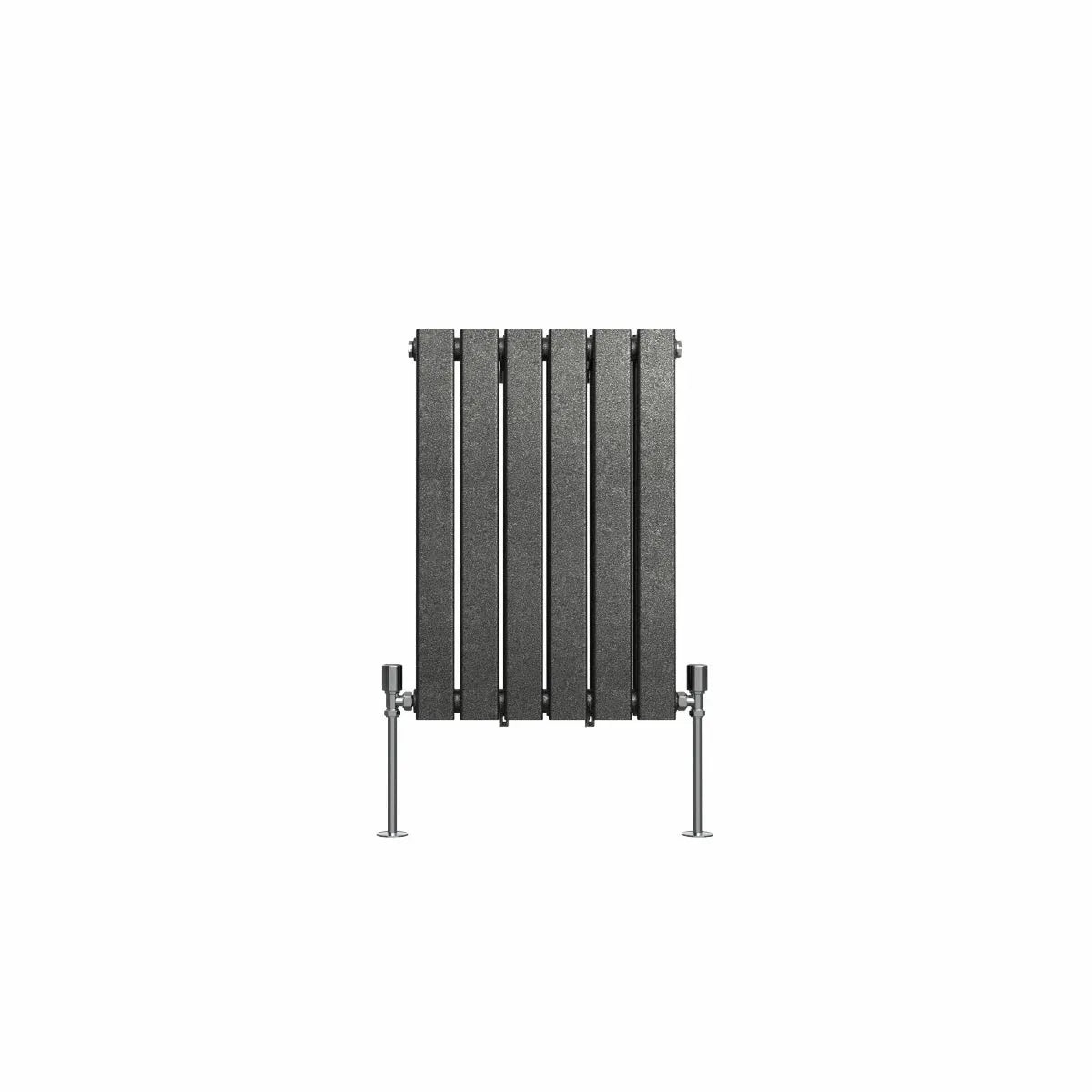 San Remo - Modern horizontal flat panel radiator blackened silver