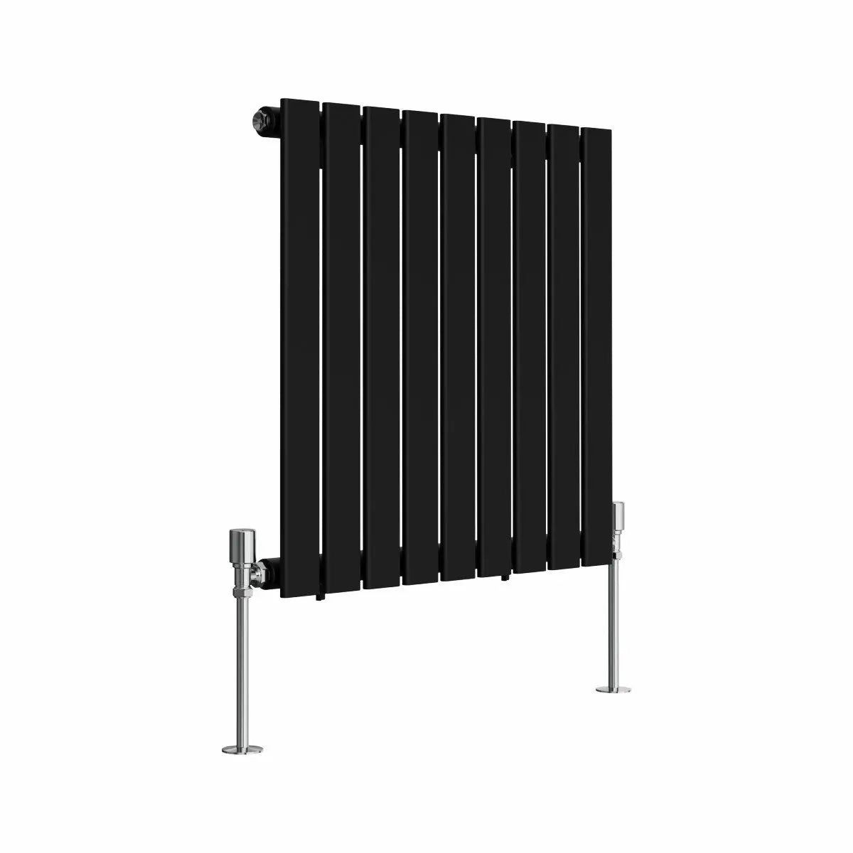 San Remo - Modern horizontal flat panel radiator black