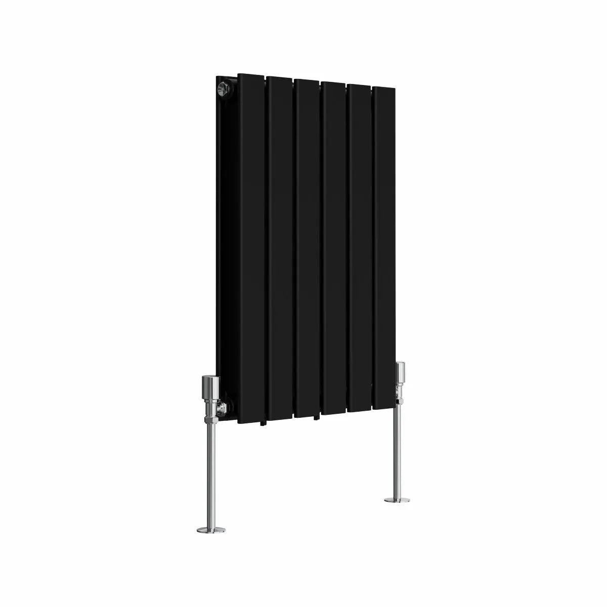 San Remo - Modern horizontal flat panel radiator black