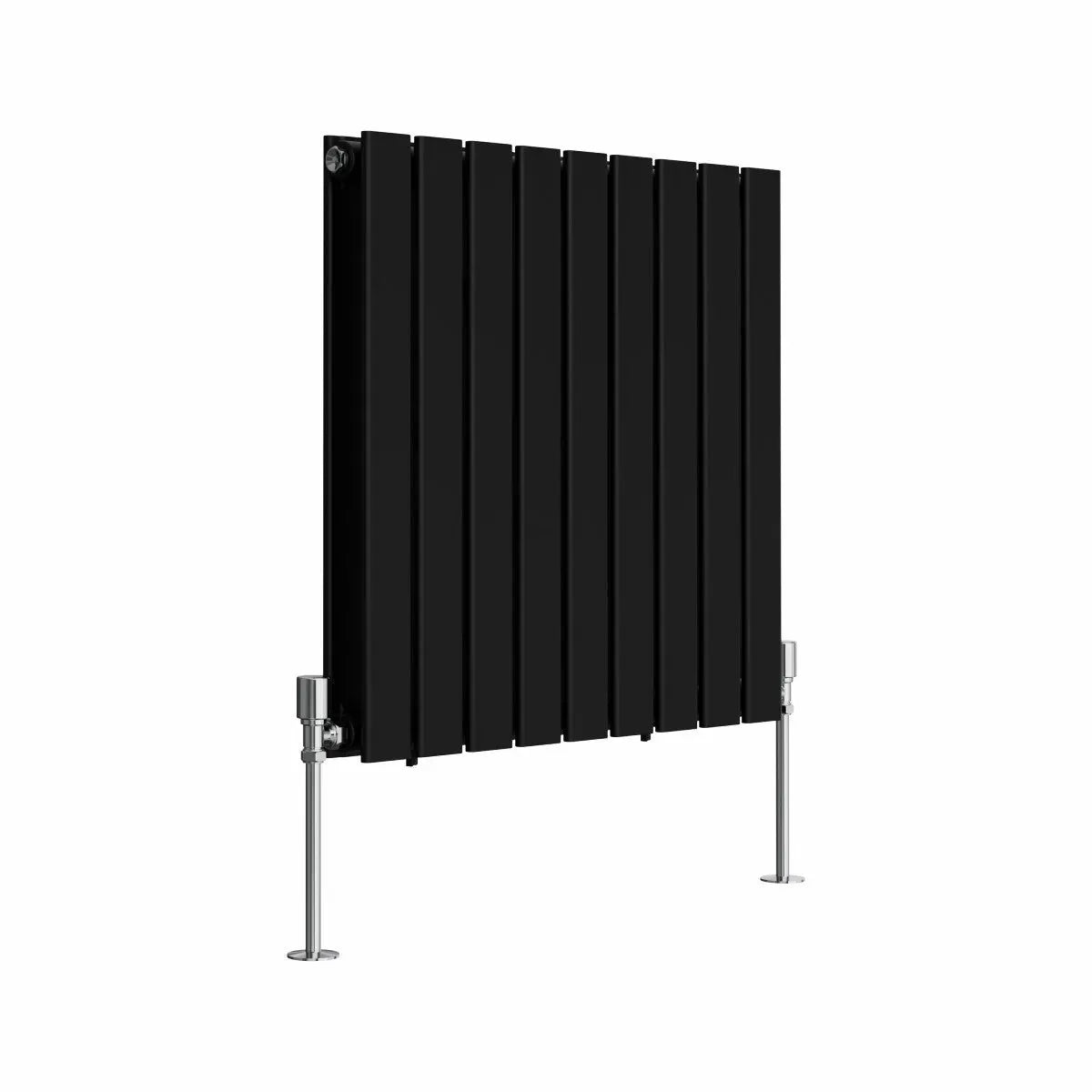 San Remo - Modern horizontal flat panel radiator black