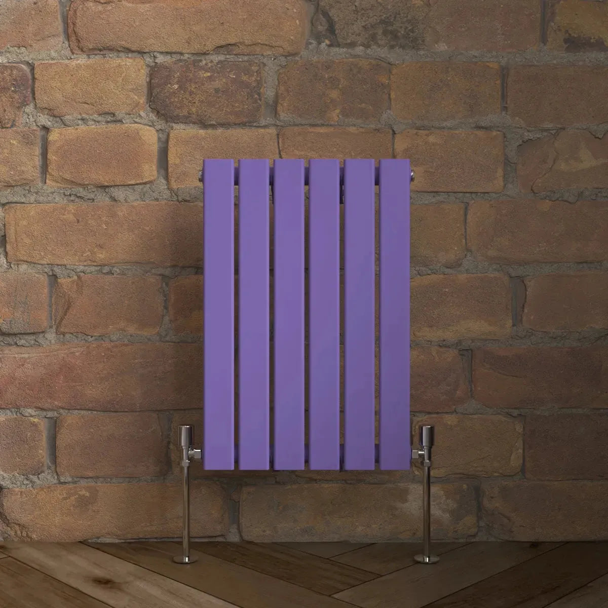 San Remo - Modern horizontal flat panel radiator blue lilac