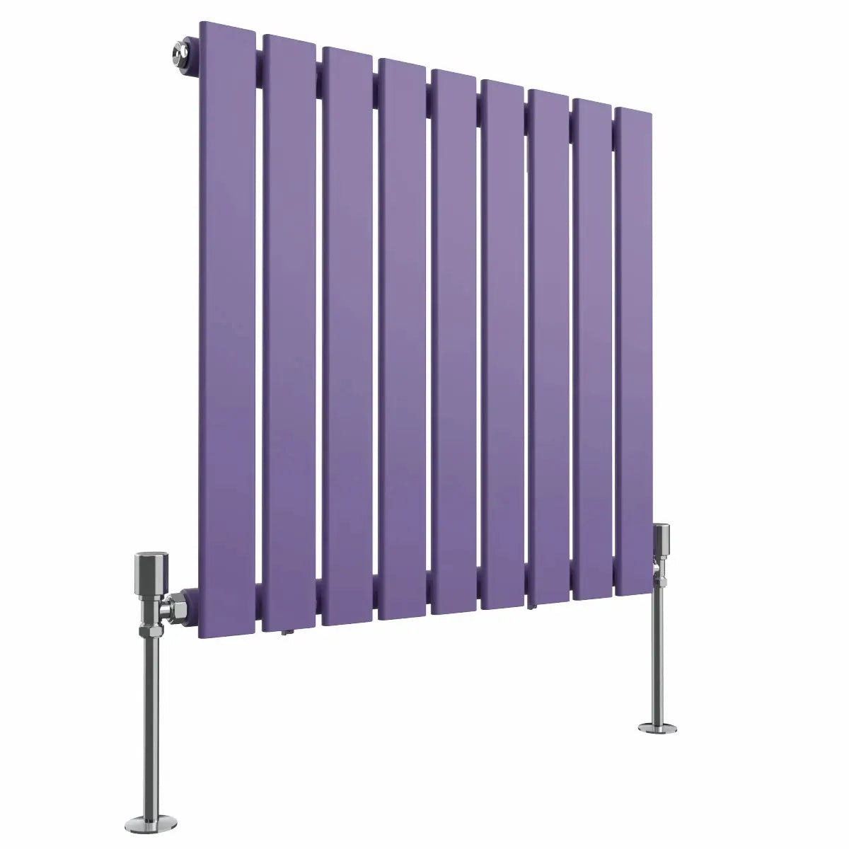 San Remo - Modern horizontal flat panel radiator blue lilac