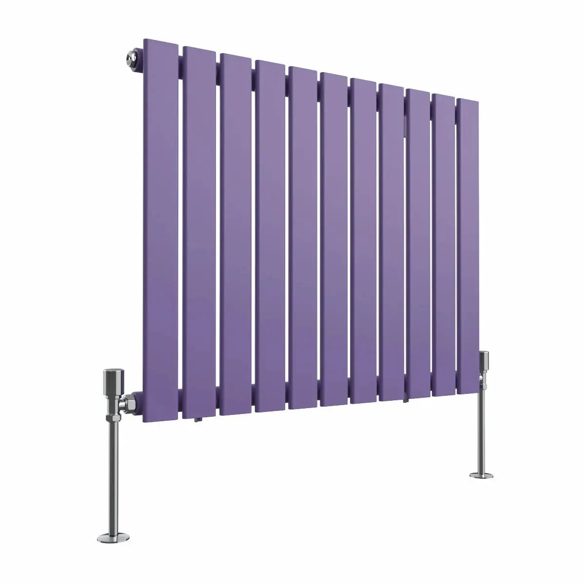 San Remo - Modern horizontal flat panel radiator blue lilac