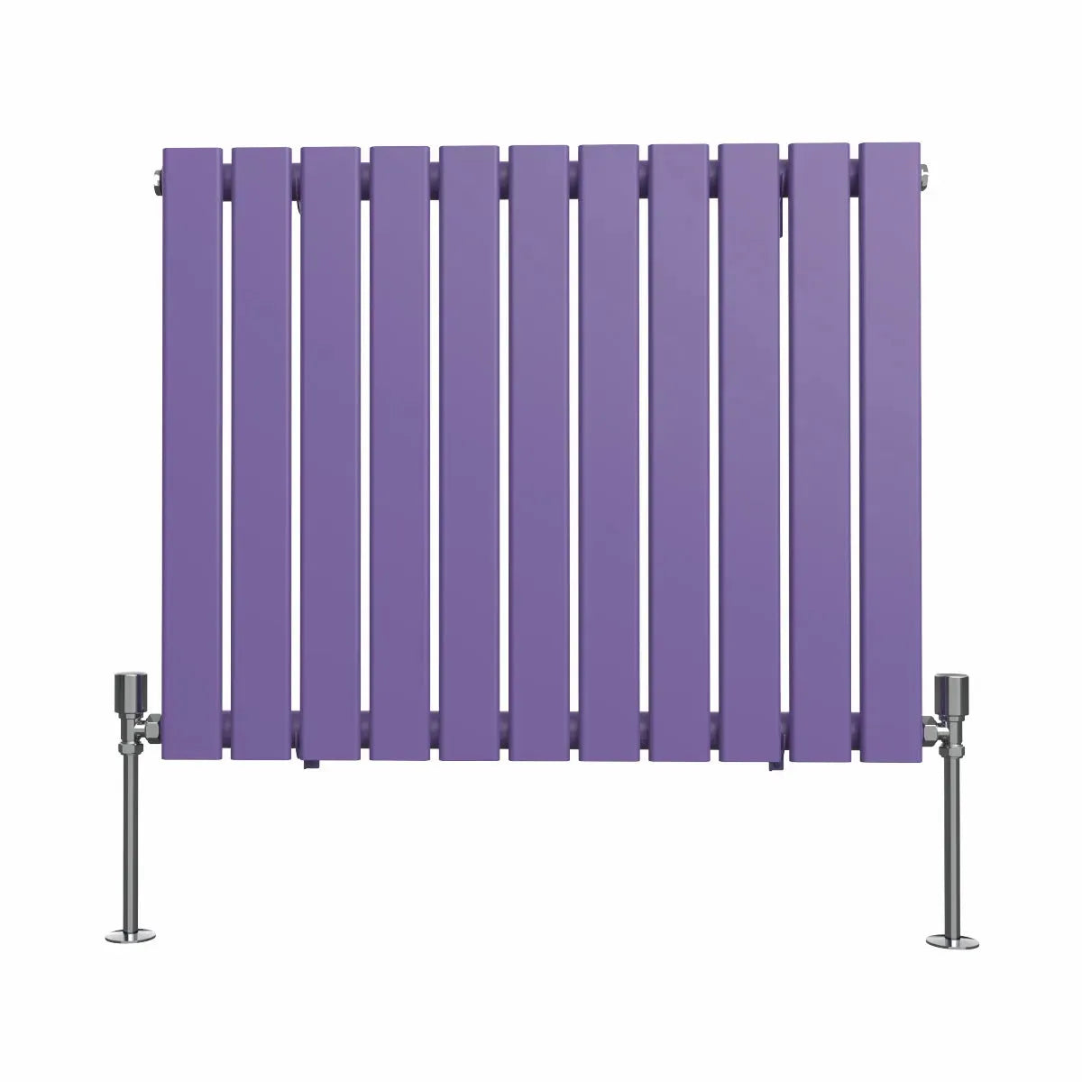 San Remo - Modern horizontal flat panel radiator blue lilac