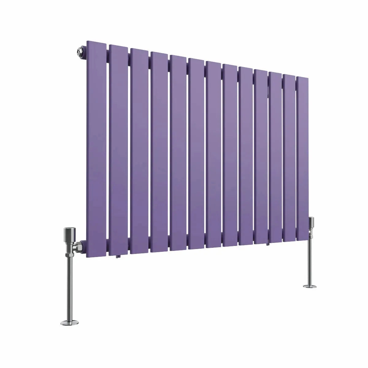 San Remo - Modern horizontal flat panel radiator blue lilac