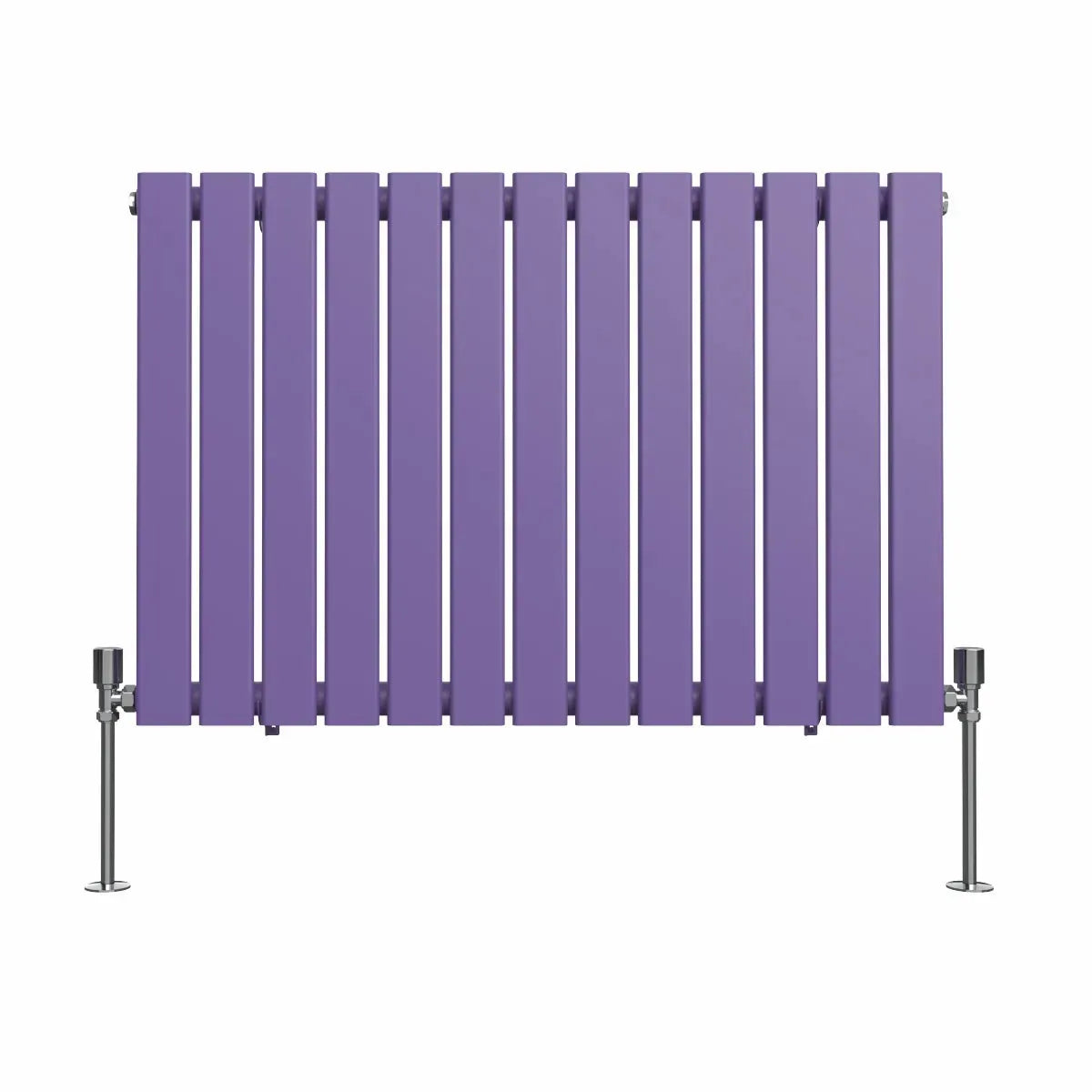 San Remo - Modern horizontal flat panel radiator blue lilac