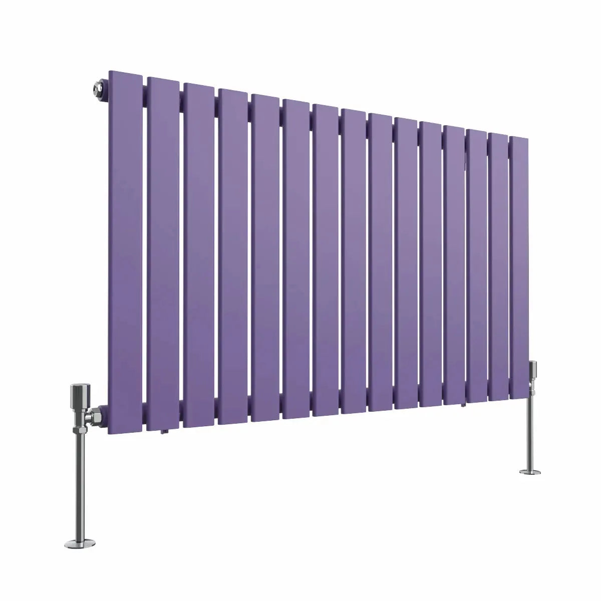 San Remo - Modern horizontal flat panel radiator blue lilac