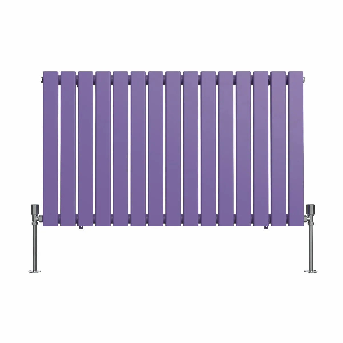 San Remo - Modern horizontal flat panel radiator blue lilac