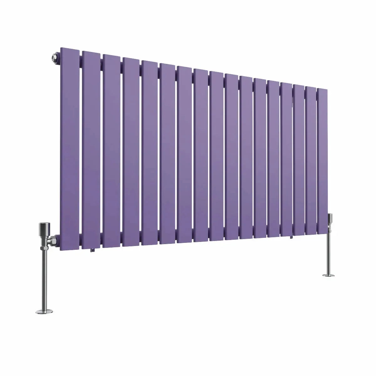 San Remo - Modern horizontal flat panel radiator blue lilac