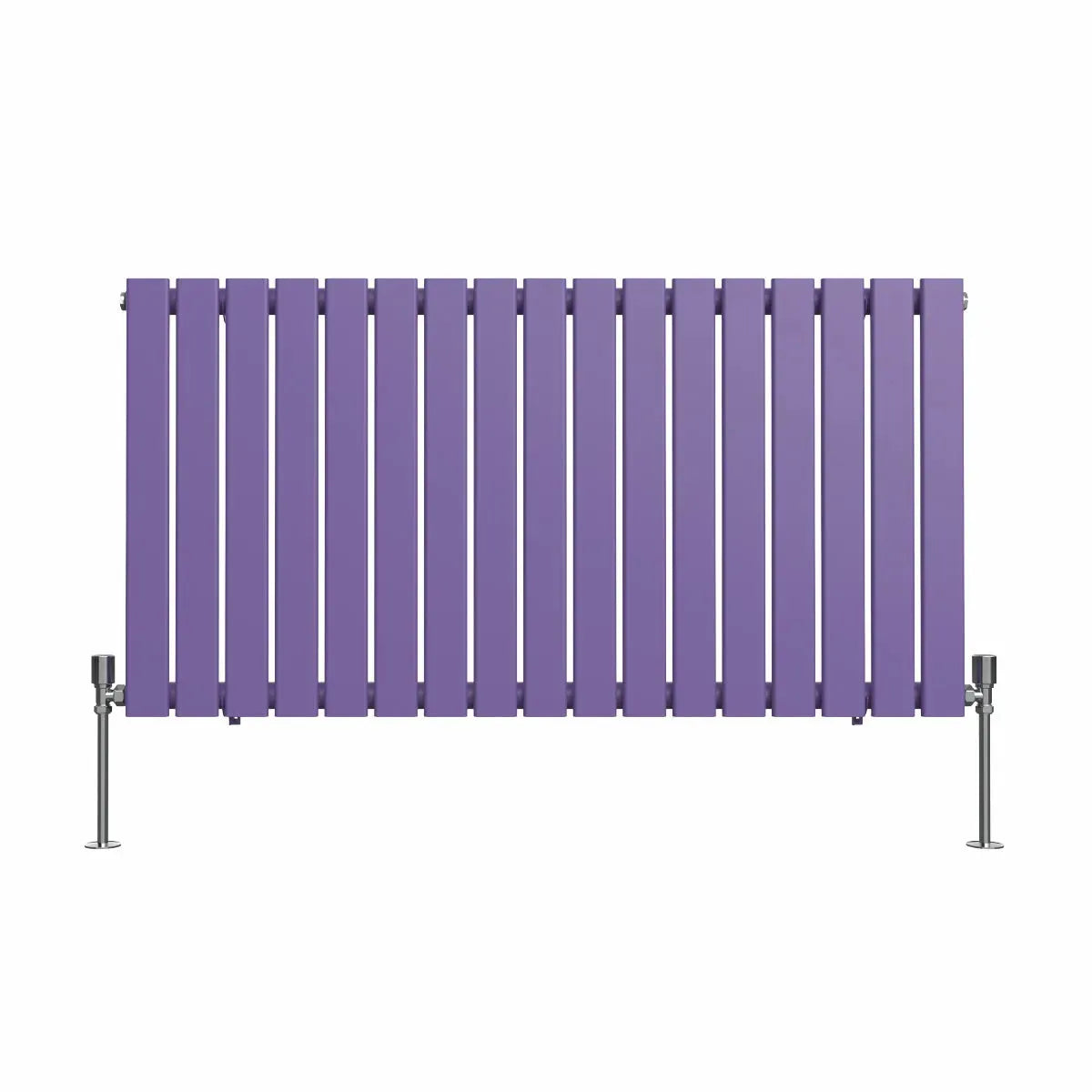 San Remo - Modern horizontal flat panel radiator blue lilac