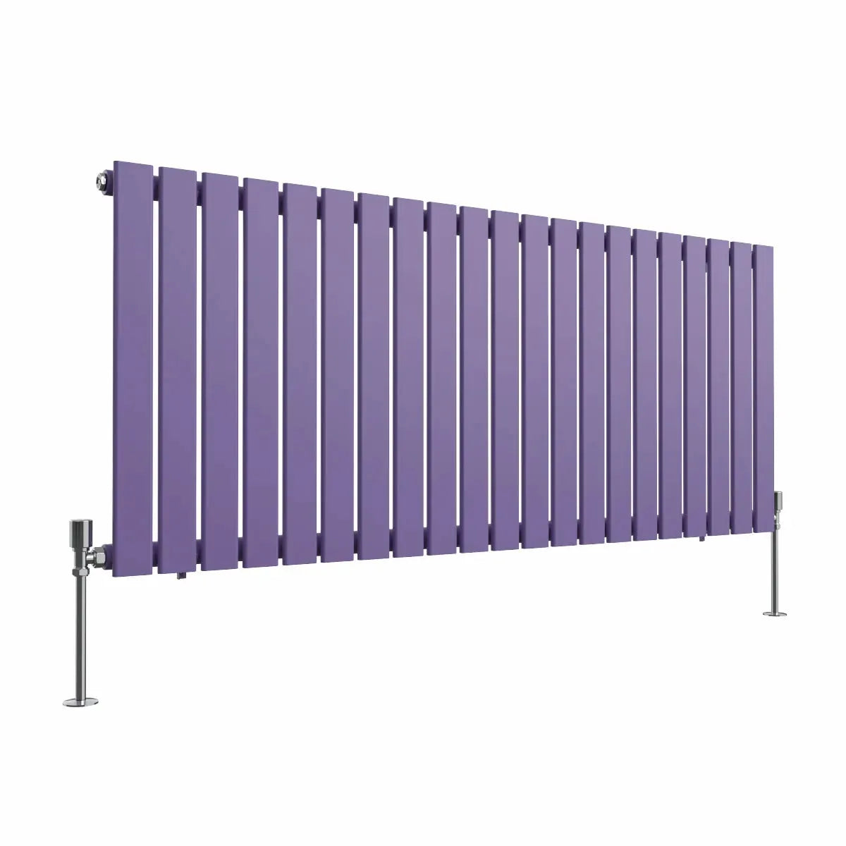 San Remo - Modern horizontal flat panel radiator blue lilac