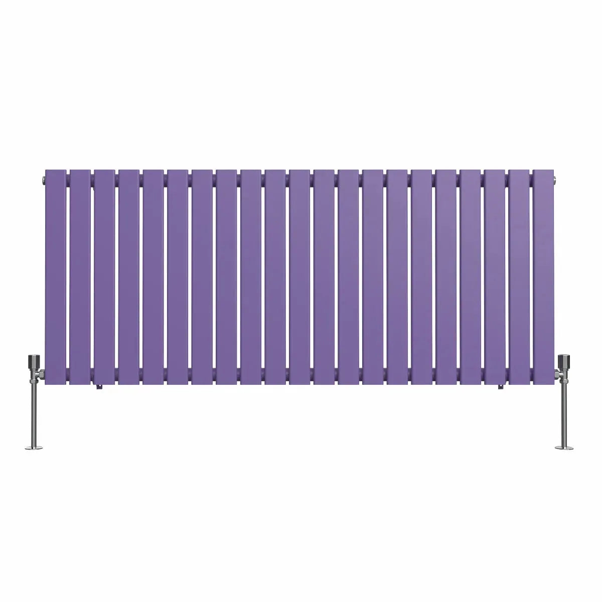 San Remo - Modern horizontal flat panel radiator blue lilac