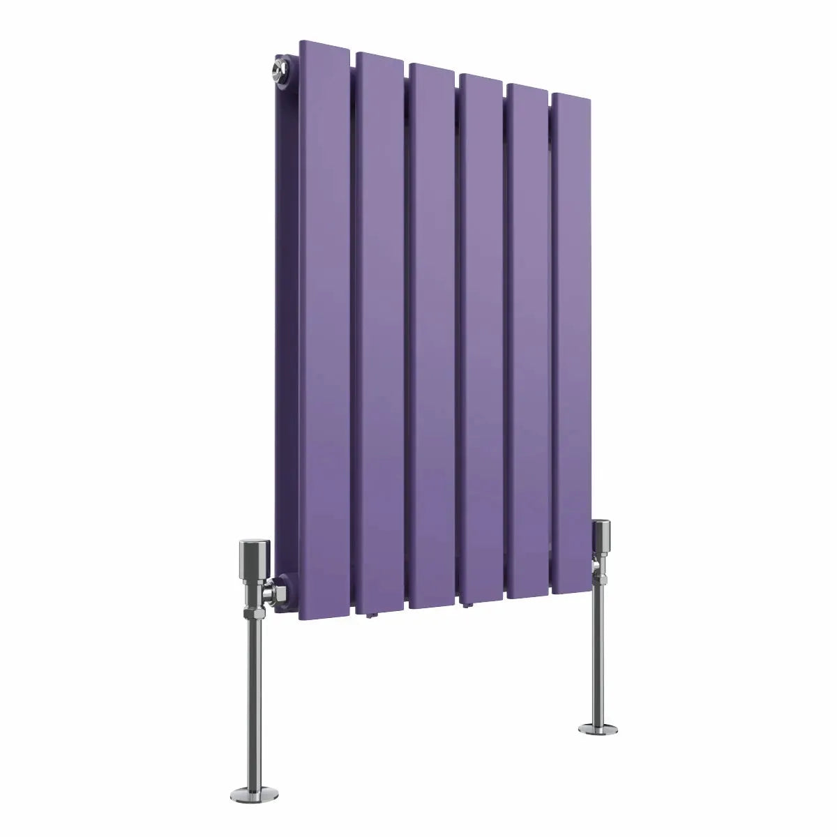 San Remo - Modern horizontal flat panel radiator blue lilac