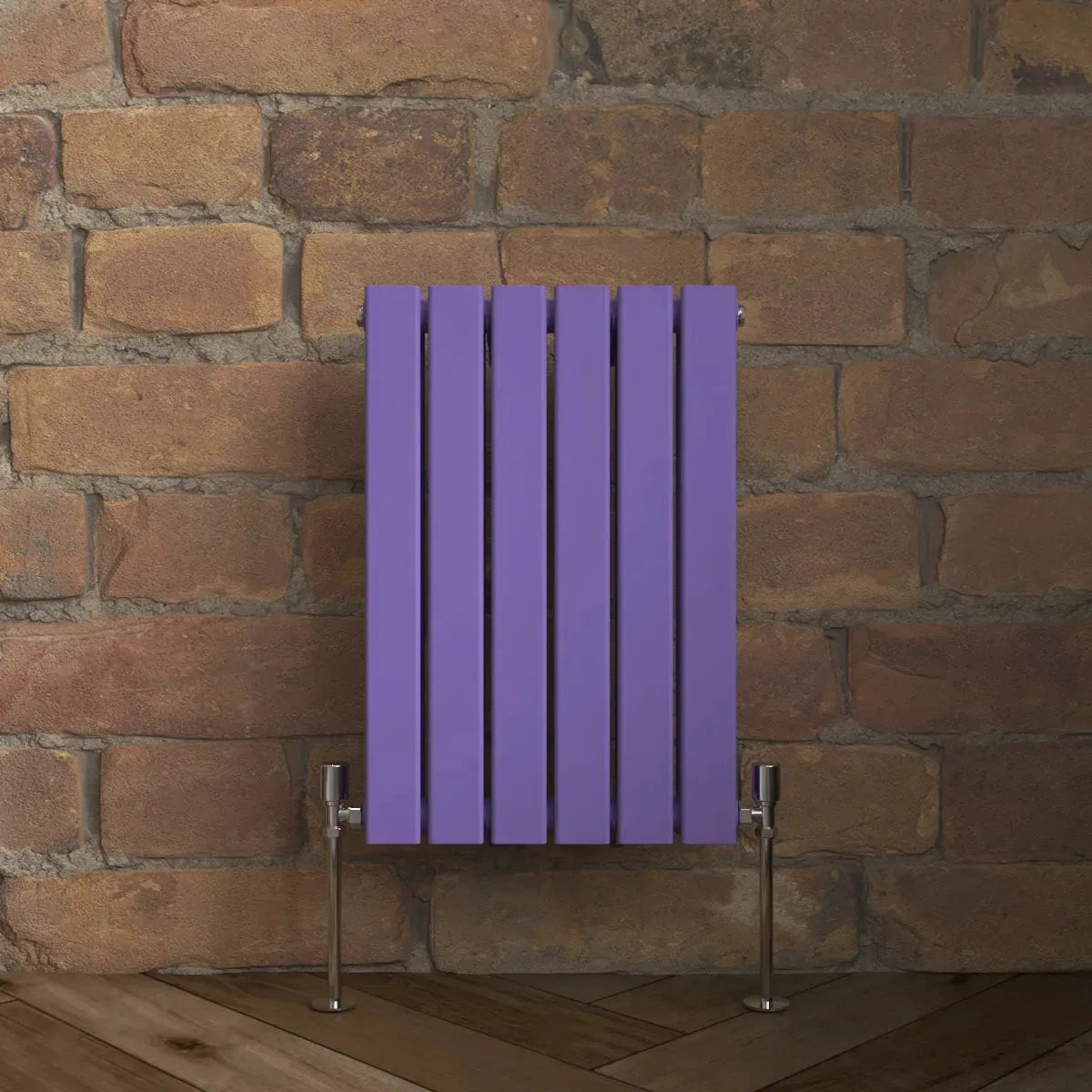 San Remo - Modern horizontal flat panel radiator blue lilac