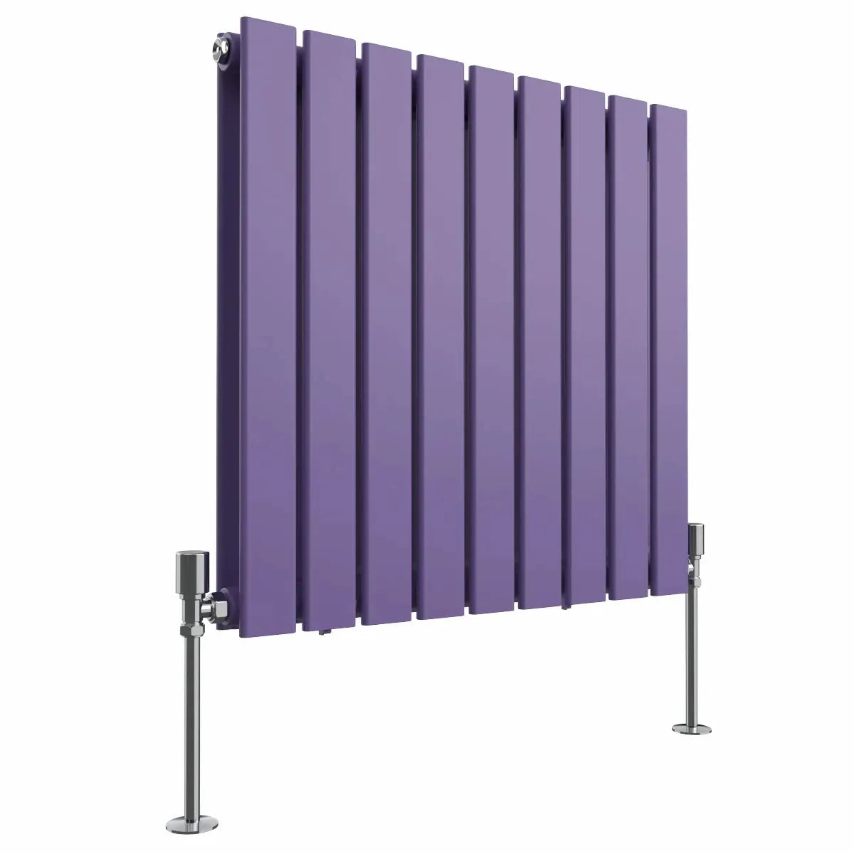 San Remo - Modern horizontal flat panel radiator blue lilac