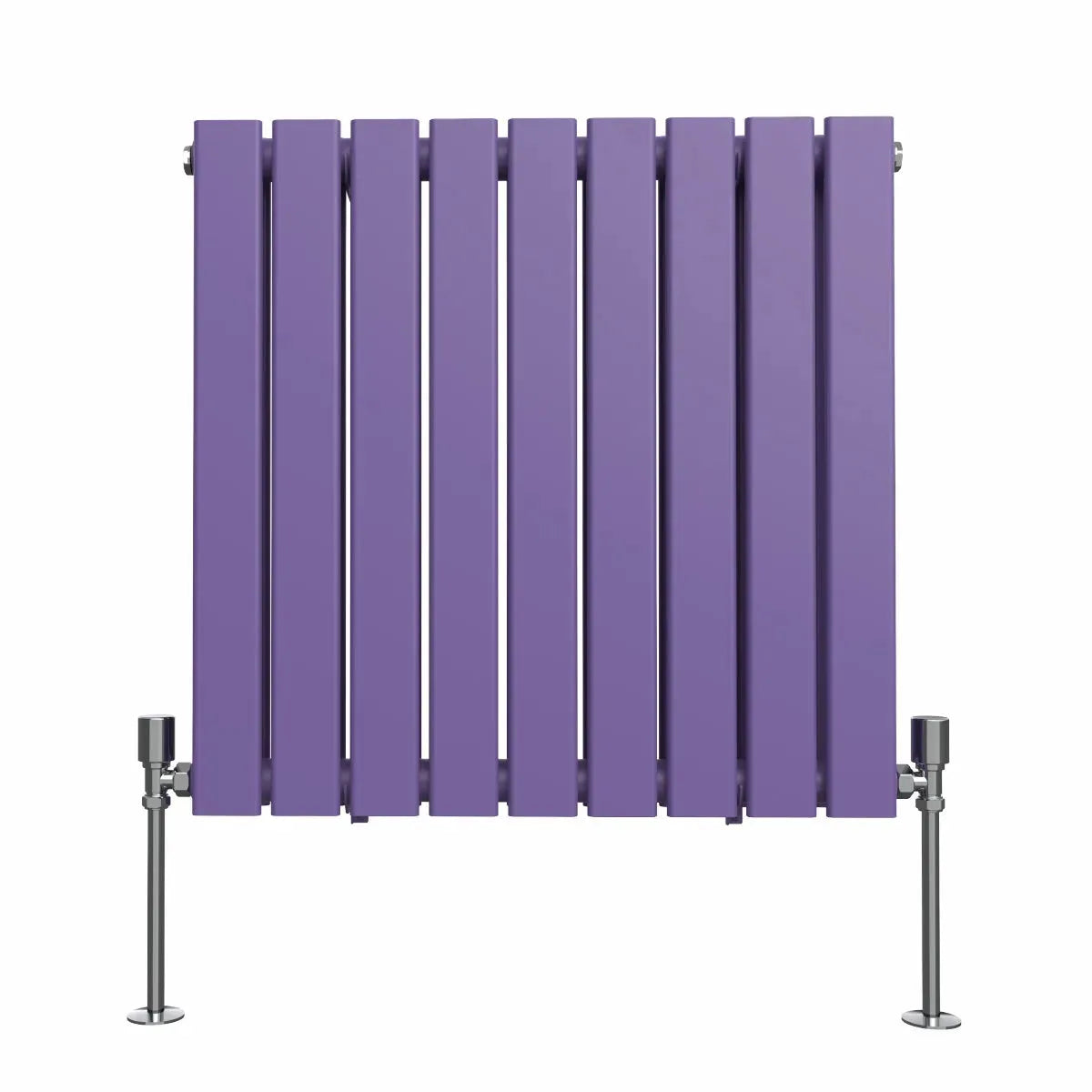 San Remo - Modern horizontal flat panel radiator blue lilac