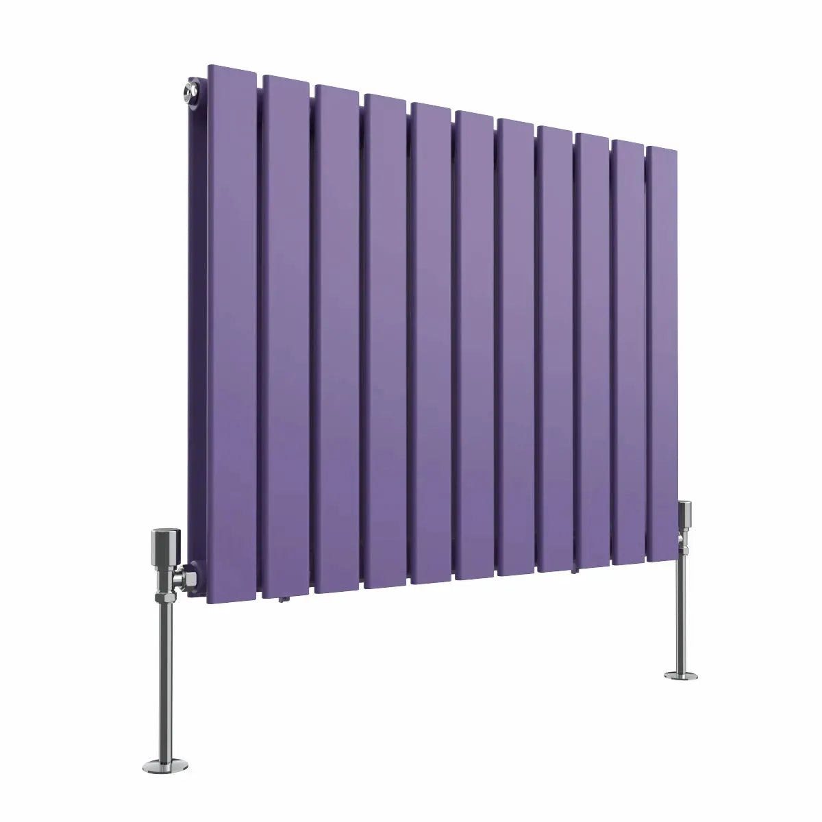 San Remo - Modern horizontal flat panel radiator blue lilac