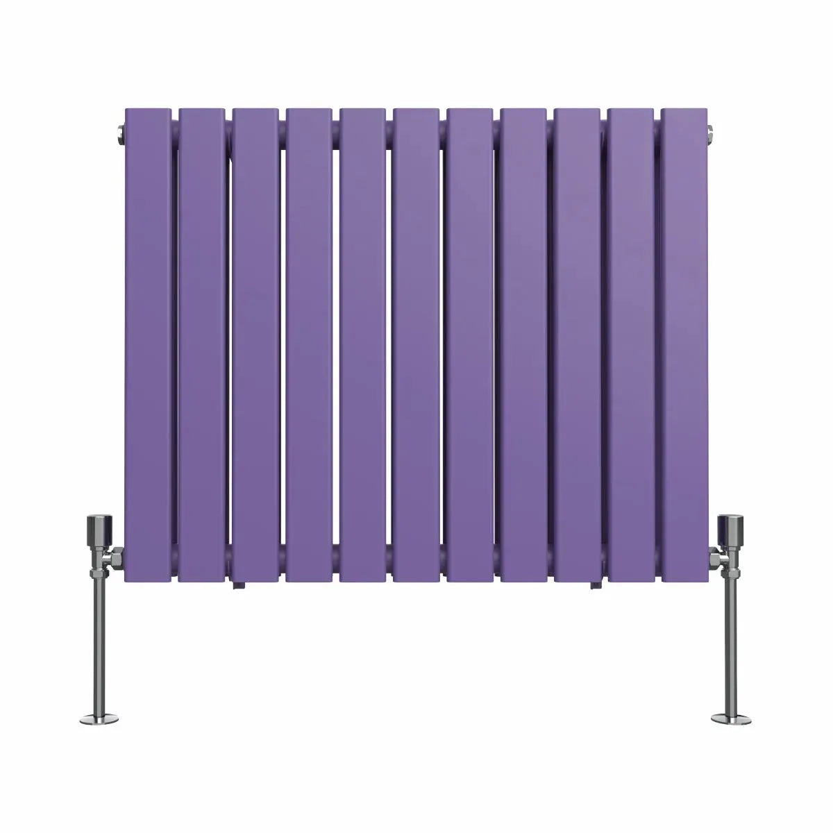 San Remo - Modern horizontal flat panel radiator blue lilac