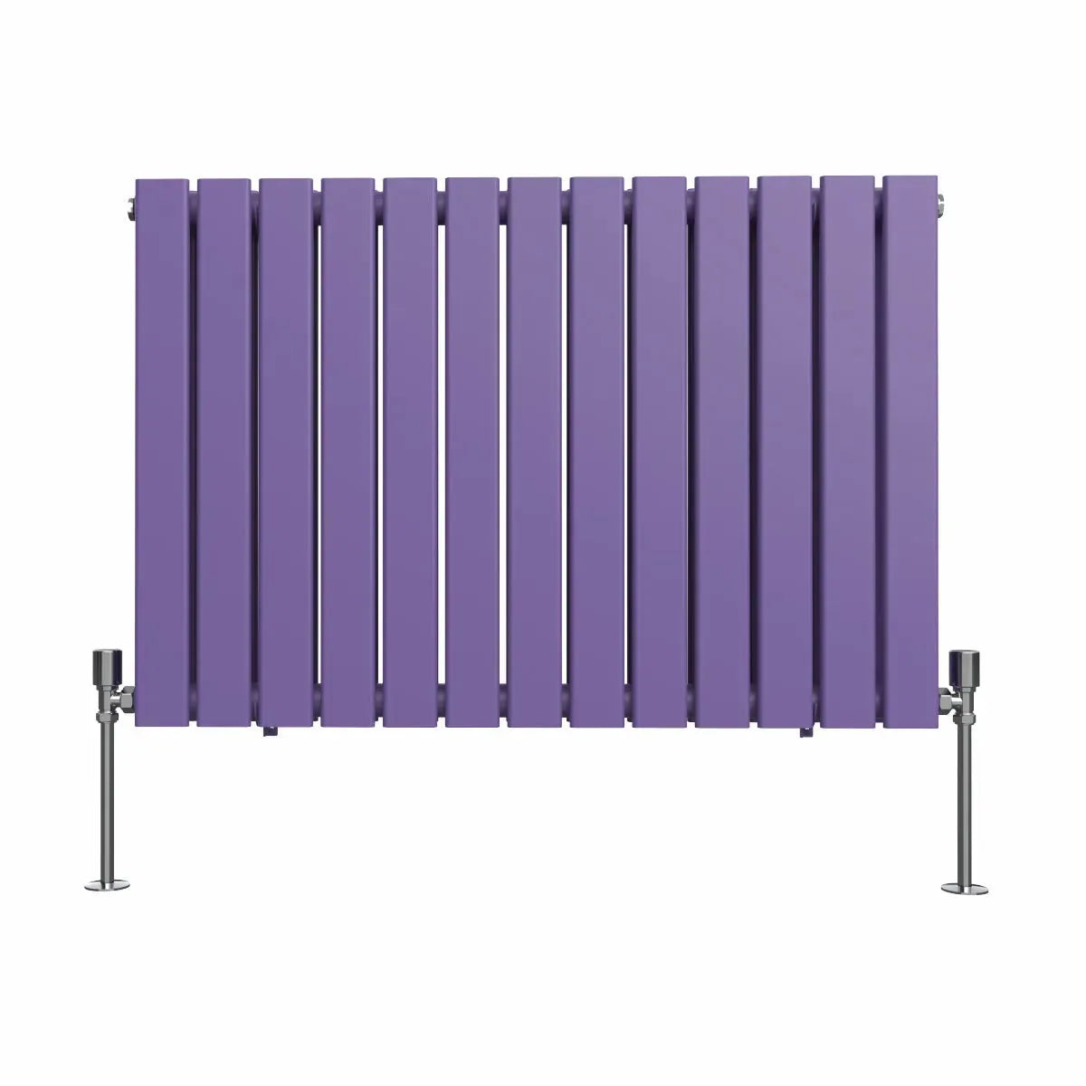 San Remo - Modern horizontal flat panel radiator blue lilac