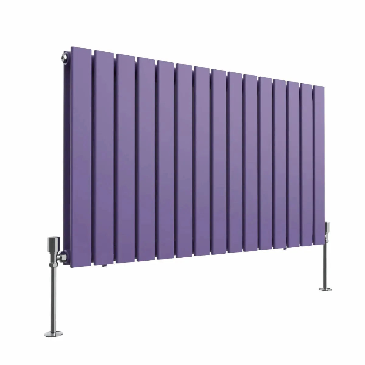 San Remo - Modern horizontal flat panel radiator blue lilac