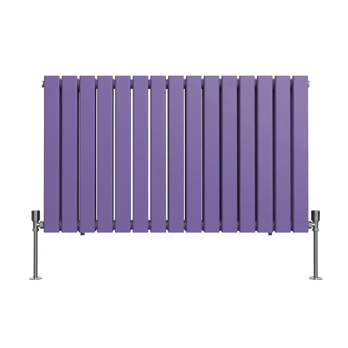 San Remo - Modern horizontal flat panel radiator blue lilac