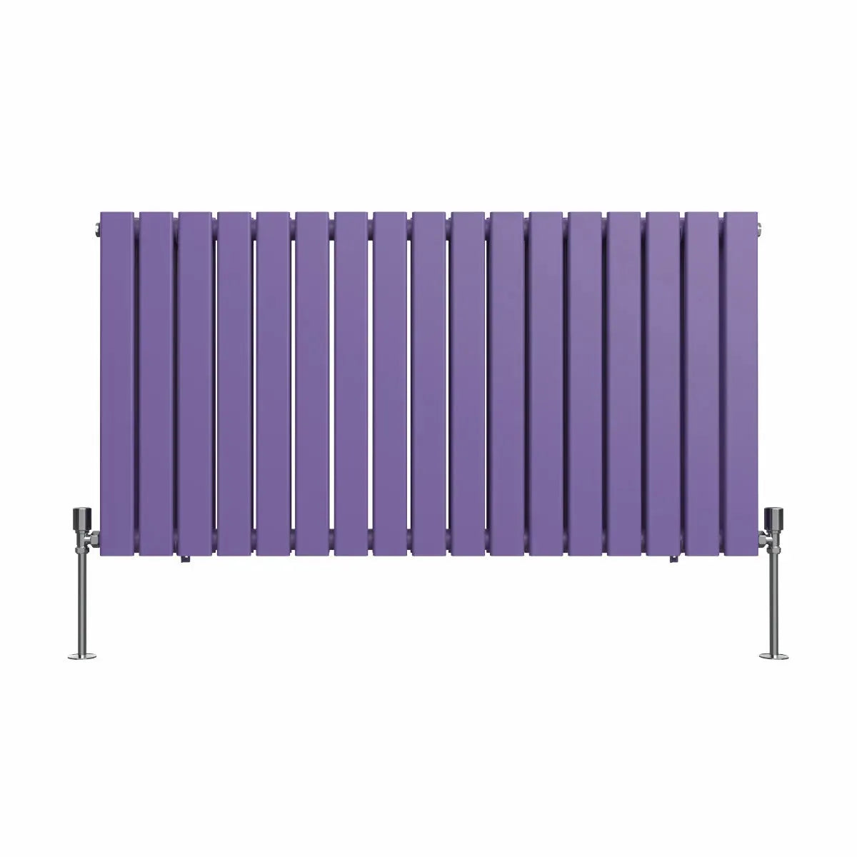 San Remo - Modern horizontal flat panel radiator blue lilac