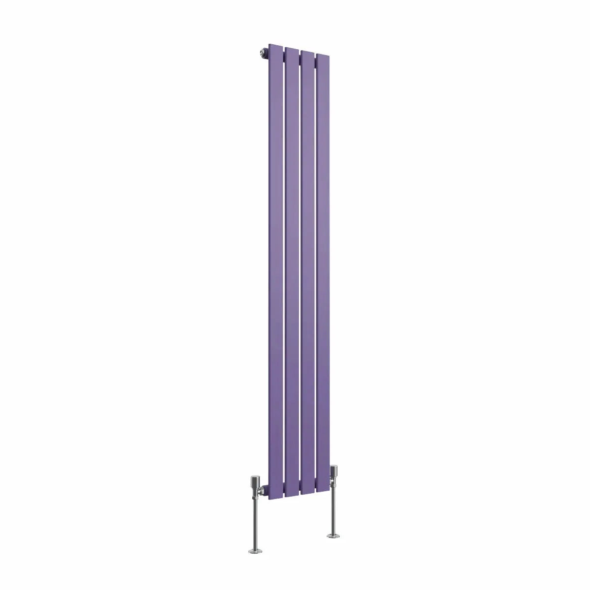 San Remo - Modern vertical flat panel radiator blue lilac