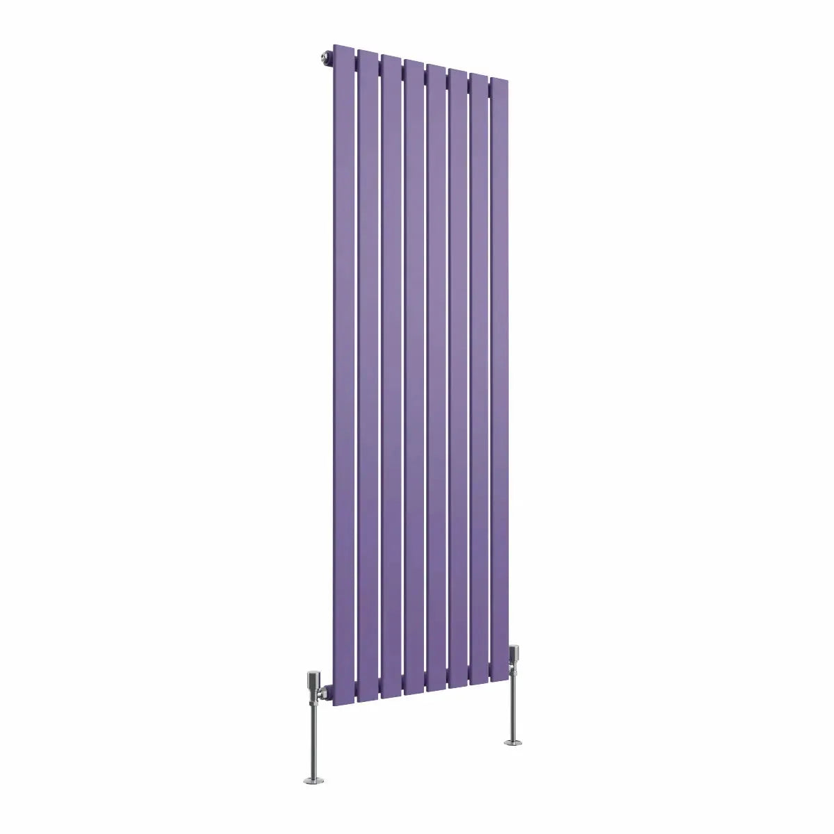 San Remo - Modern vertical flat panel radiator blue lilac