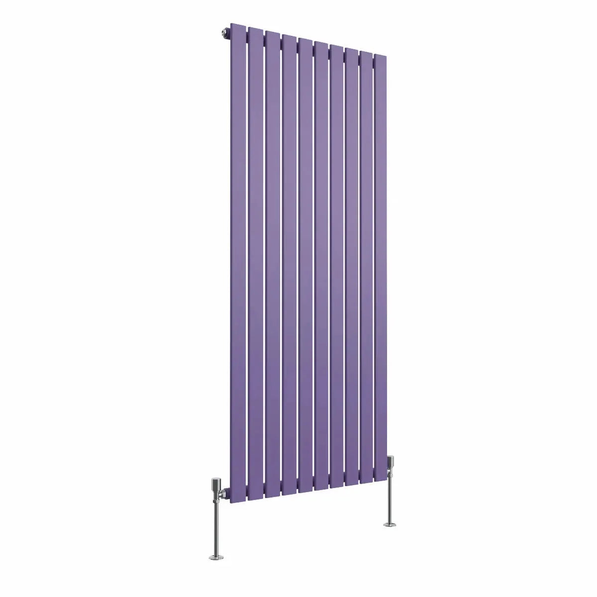 San Remo - Modern vertical flat panel radiator blue lilac