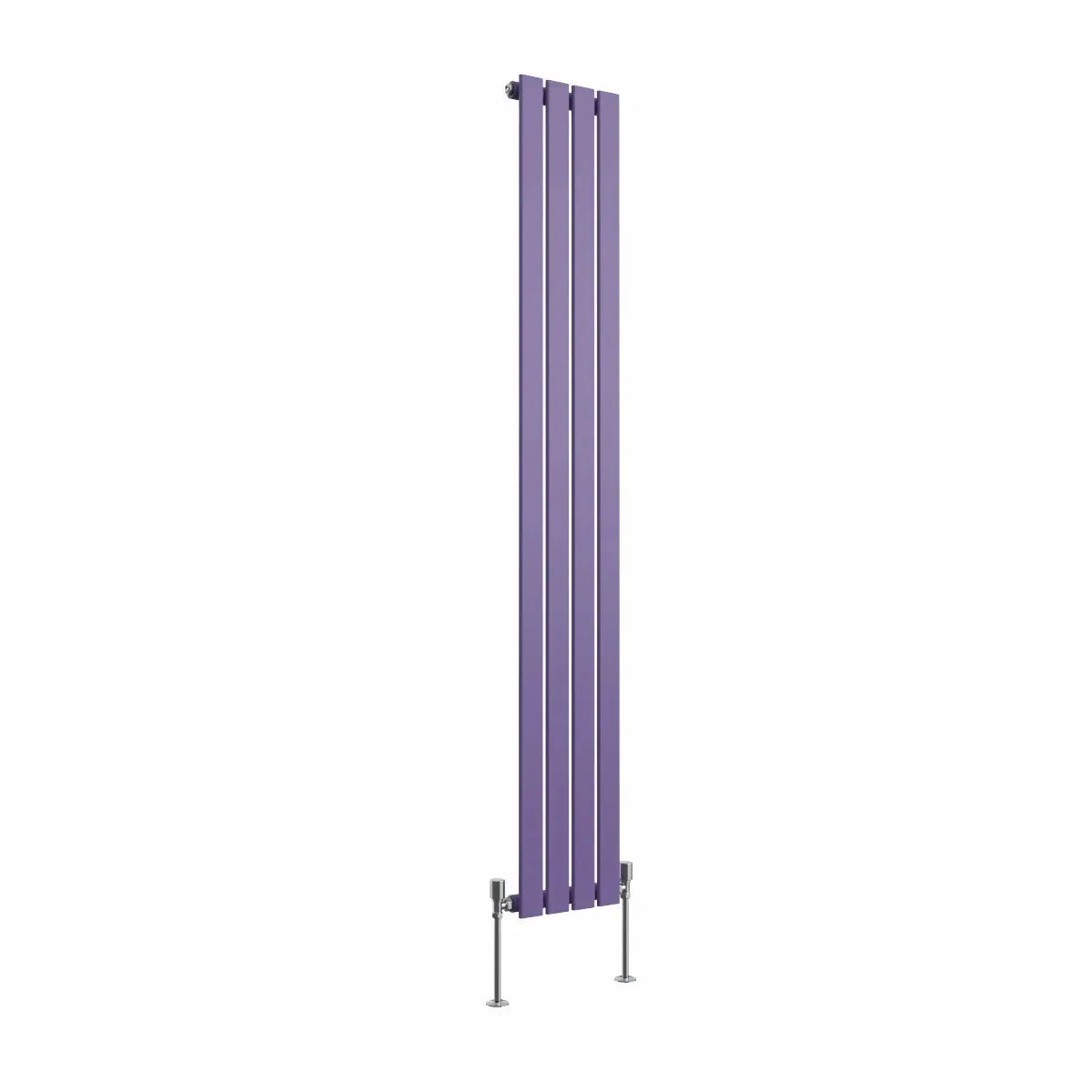 San Remo - Modern vertical flat panel radiator blue lilac