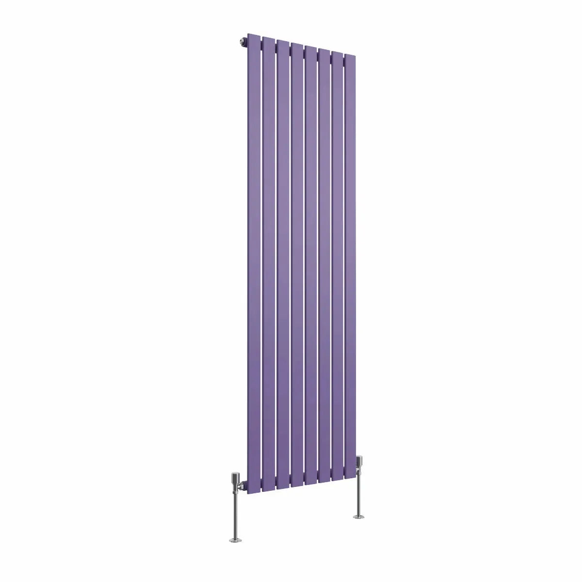 San Remo - Modern vertical flat panel radiator blue lilac