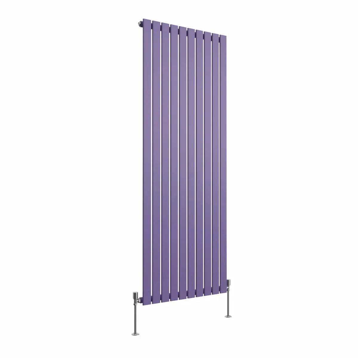 San Remo - Modern vertical flat panel radiator blue lilac