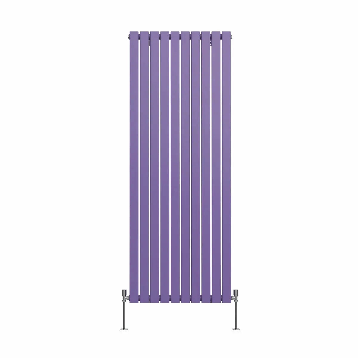 San Remo - Modern vertical flat panel radiator blue lilac