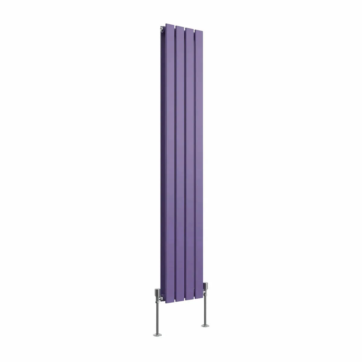 San Remo - Modern vertical flat panel radiator blue lilac