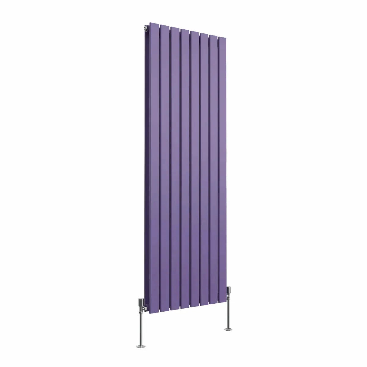 San Remo - Modern vertical flat panel radiator blue lilac