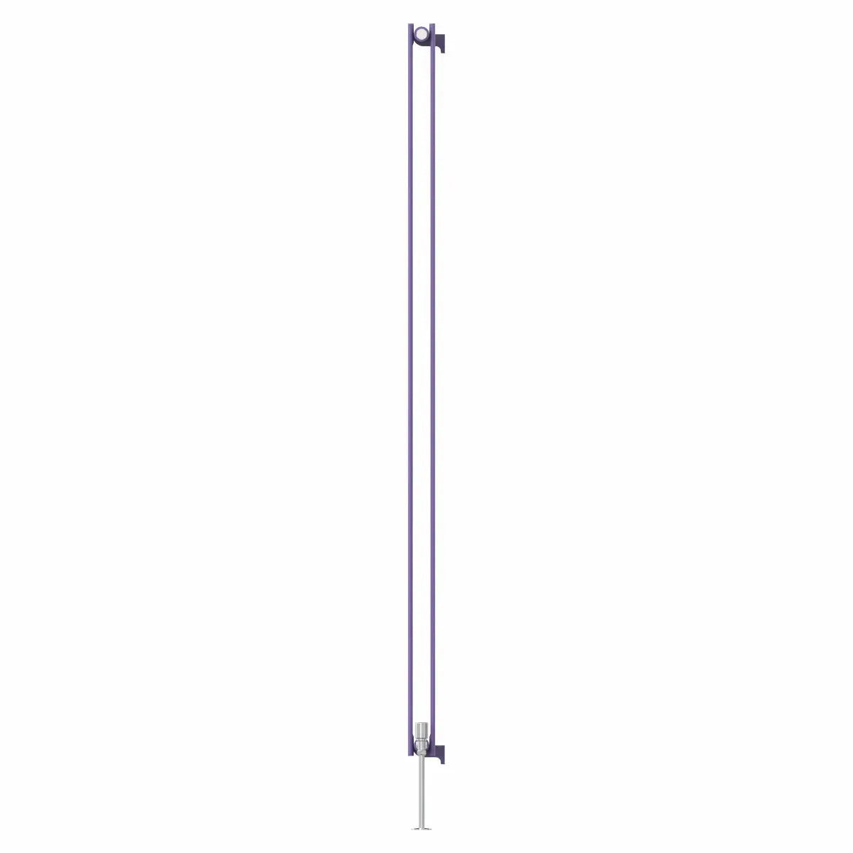 San Remo - Modern vertical flat panel radiator blue lilac