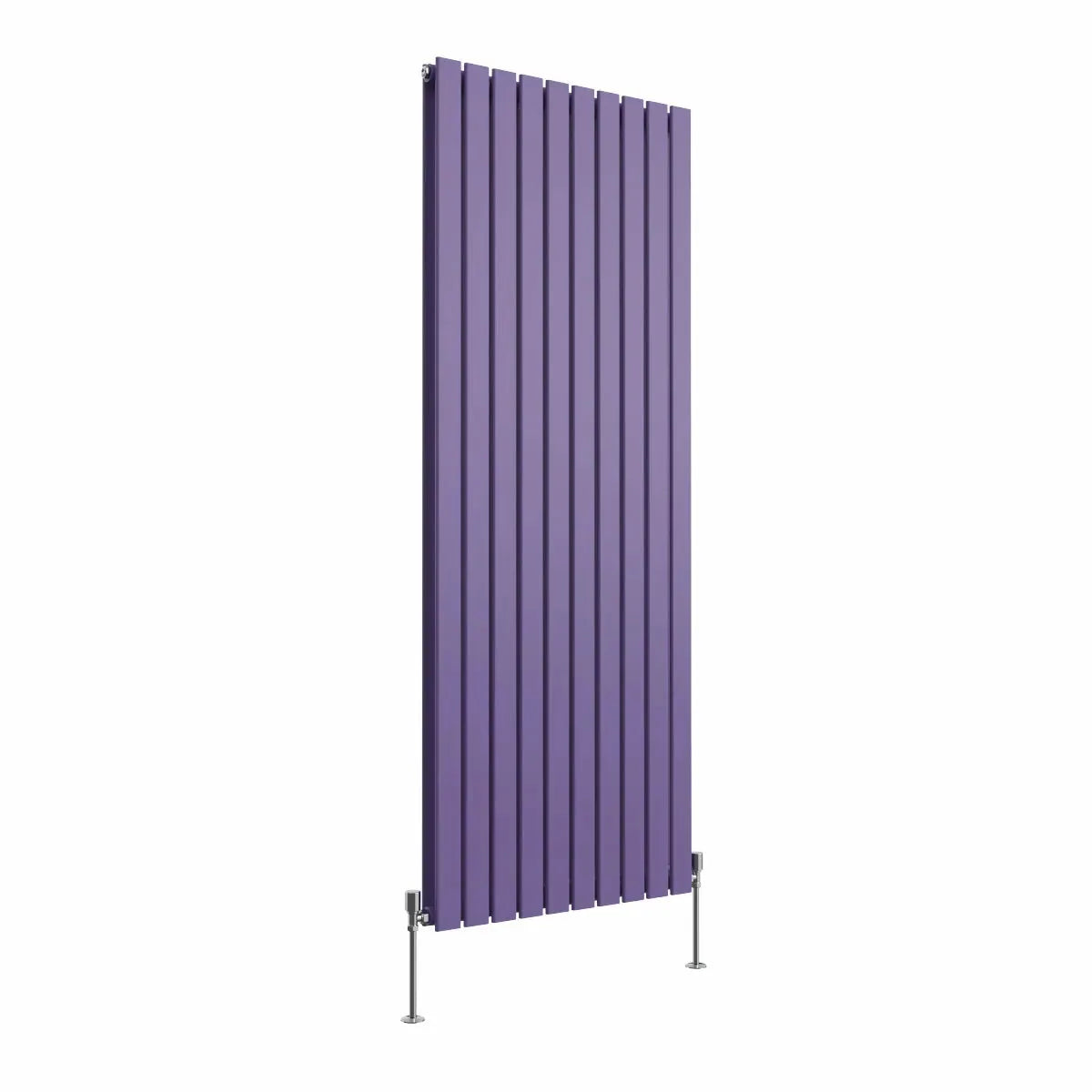 San Remo - Modern vertical flat panel radiator blue lilac