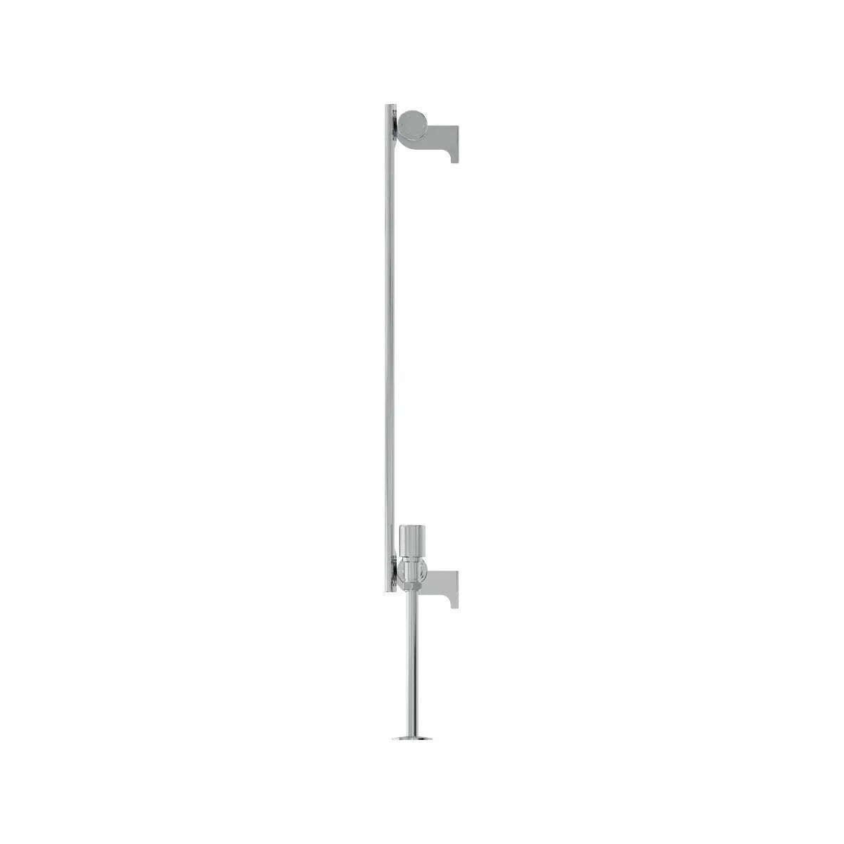 San Remo - Modern horizontal flat panel radiator chrome