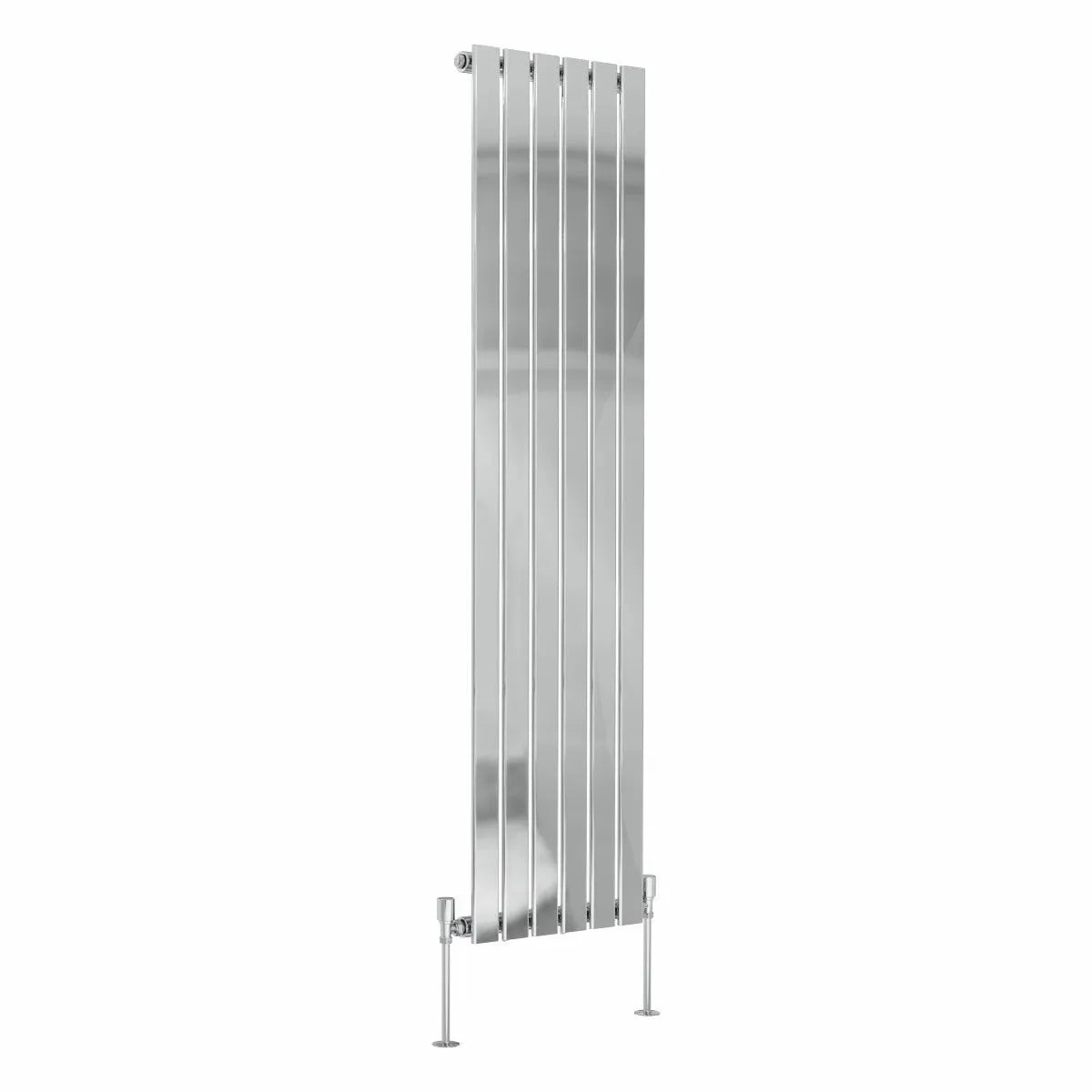 San Remo - Modern vertical flat panel radiator chrome