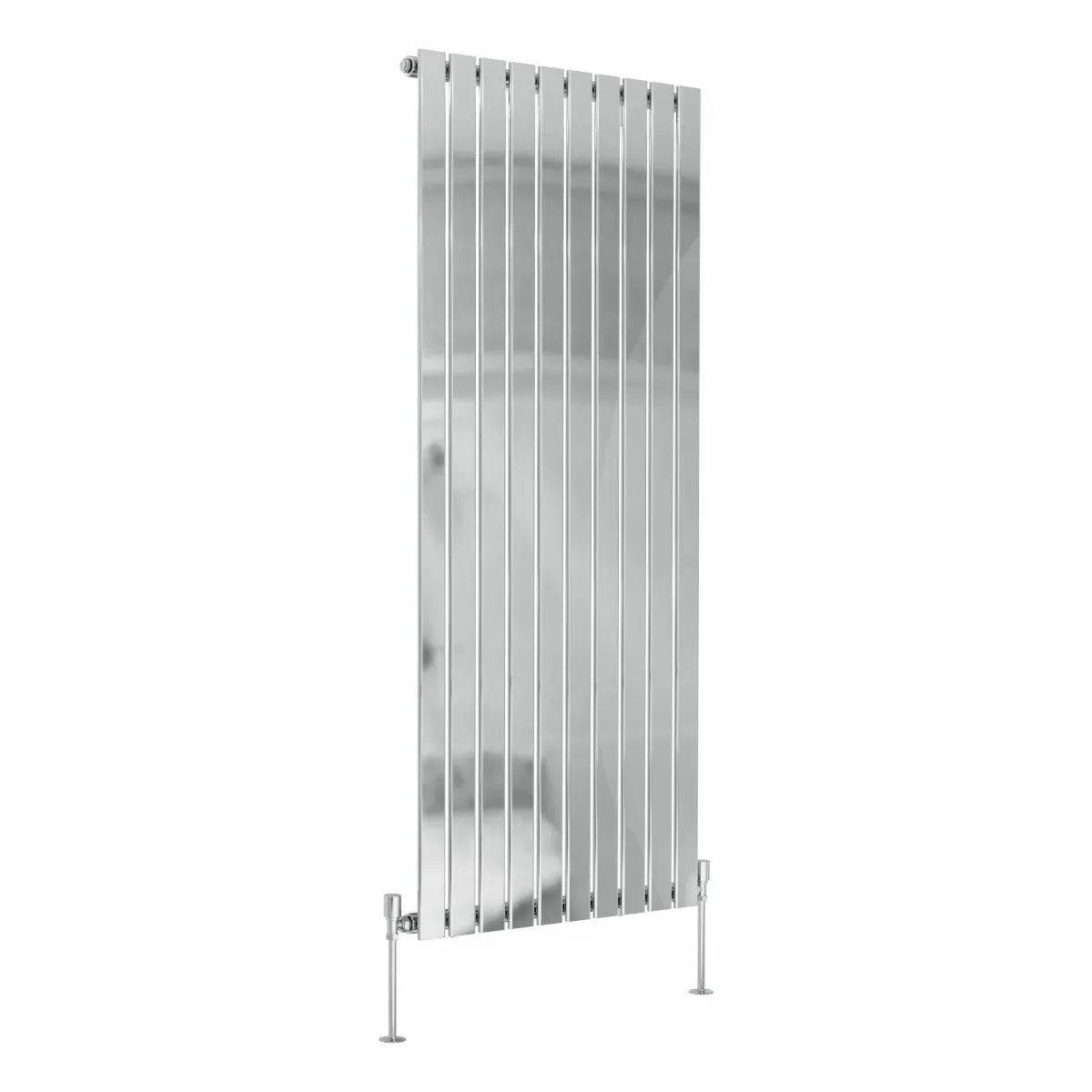 San Remo - Modern vertical flat panel radiator chrome