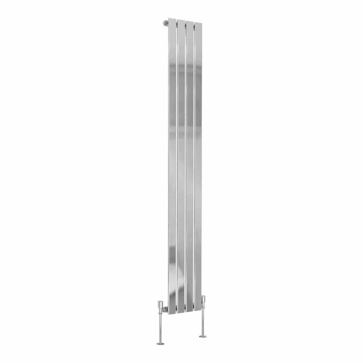 San Remo - Modern vertical flat panel radiator chrome