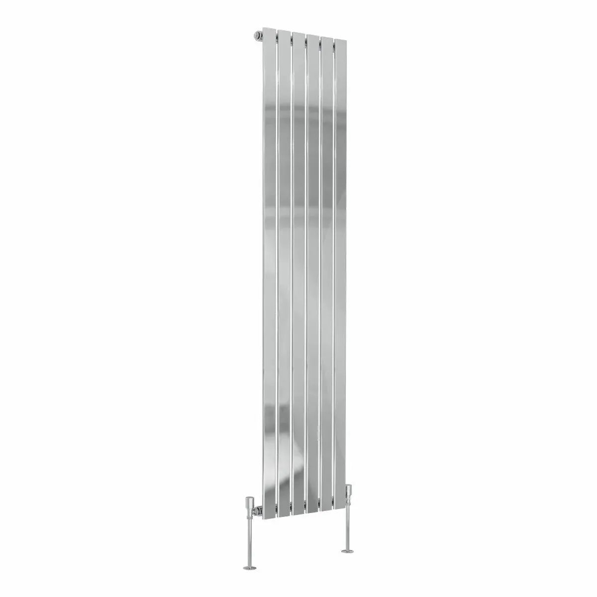 San Remo - Modern vertical flat panel radiator chrome