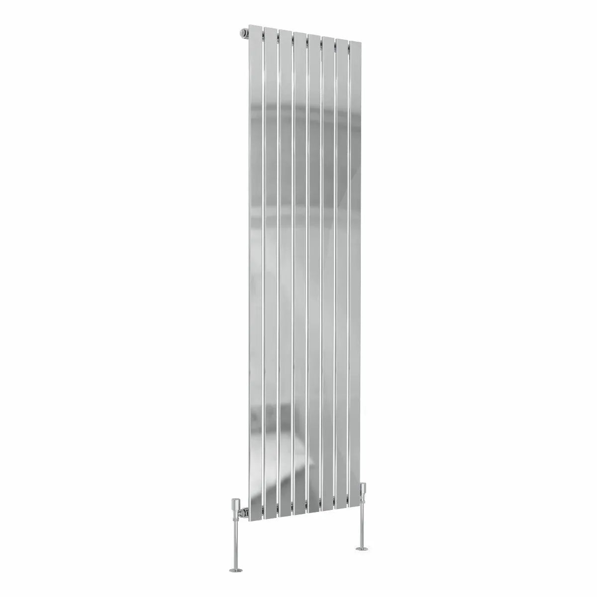 San Remo - Modern vertical flat panel radiator chrome