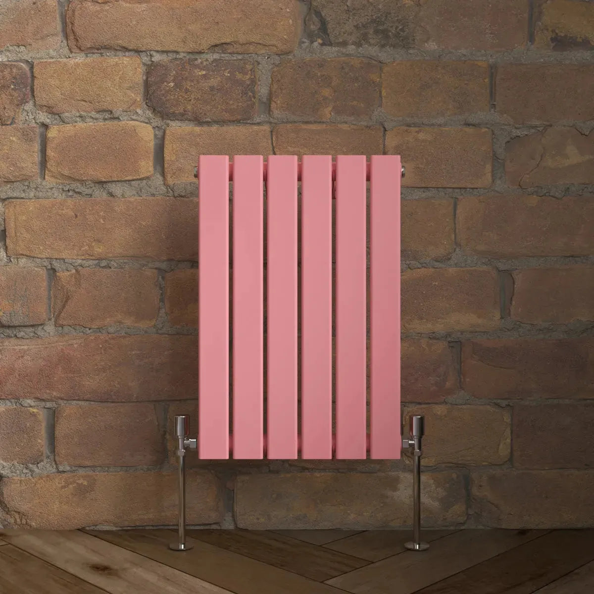 San Remo - Modern horizontal flat panel radiator light pink