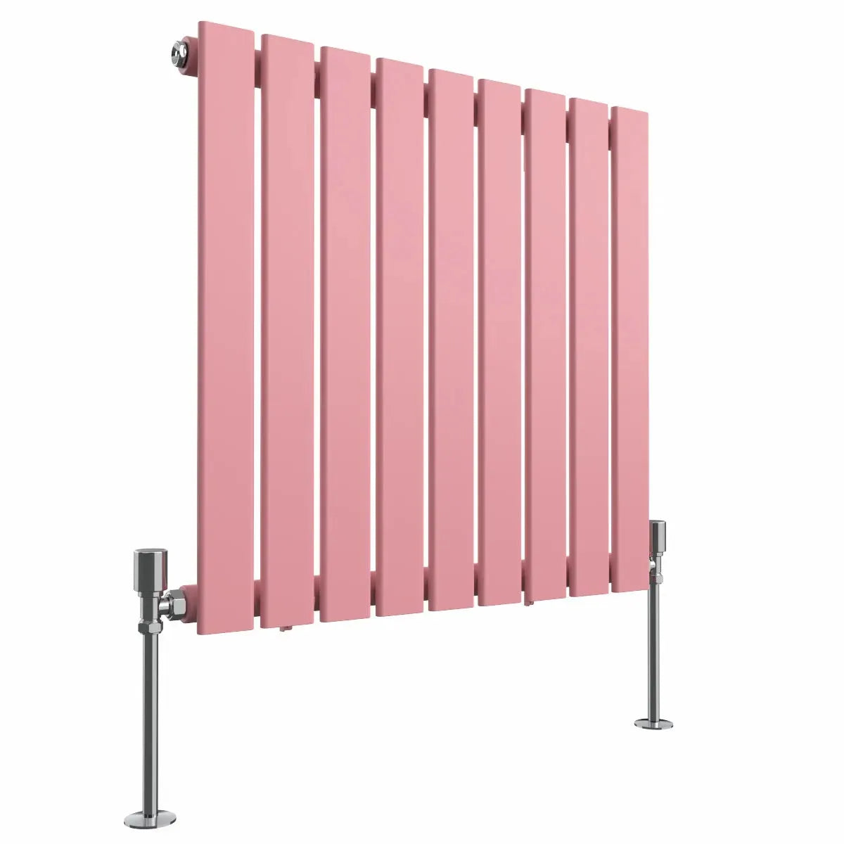 San Remo - Modern horizontal flat panel radiator light pink