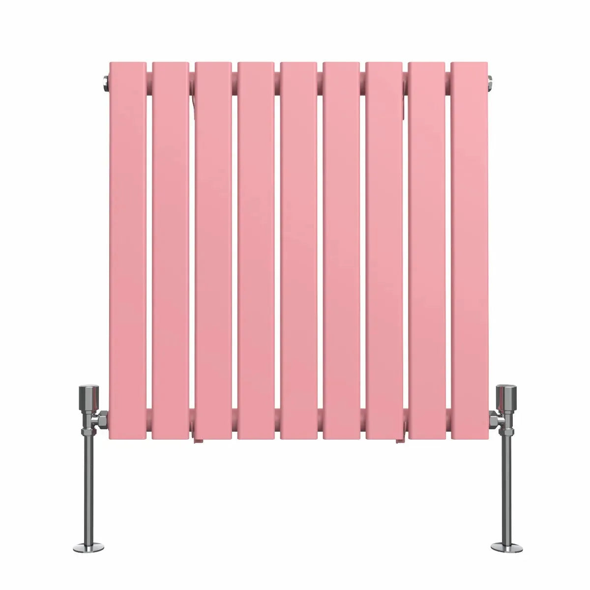 San Remo - Modern horizontal flat panel radiator light pink