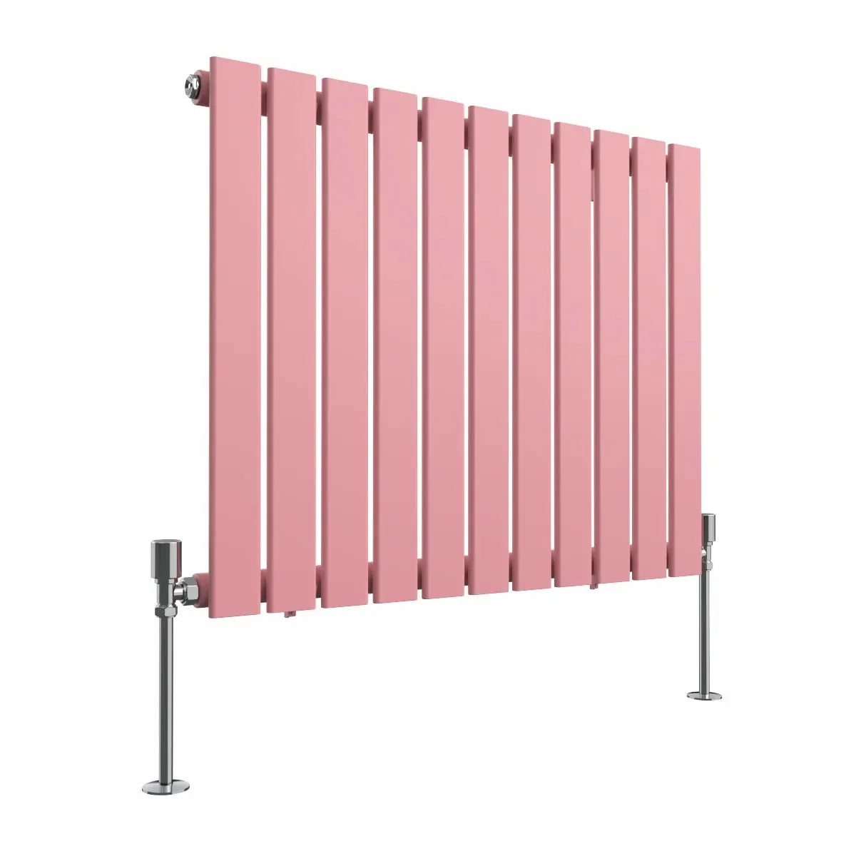 San Remo - Modern horizontal flat panel radiator light pink