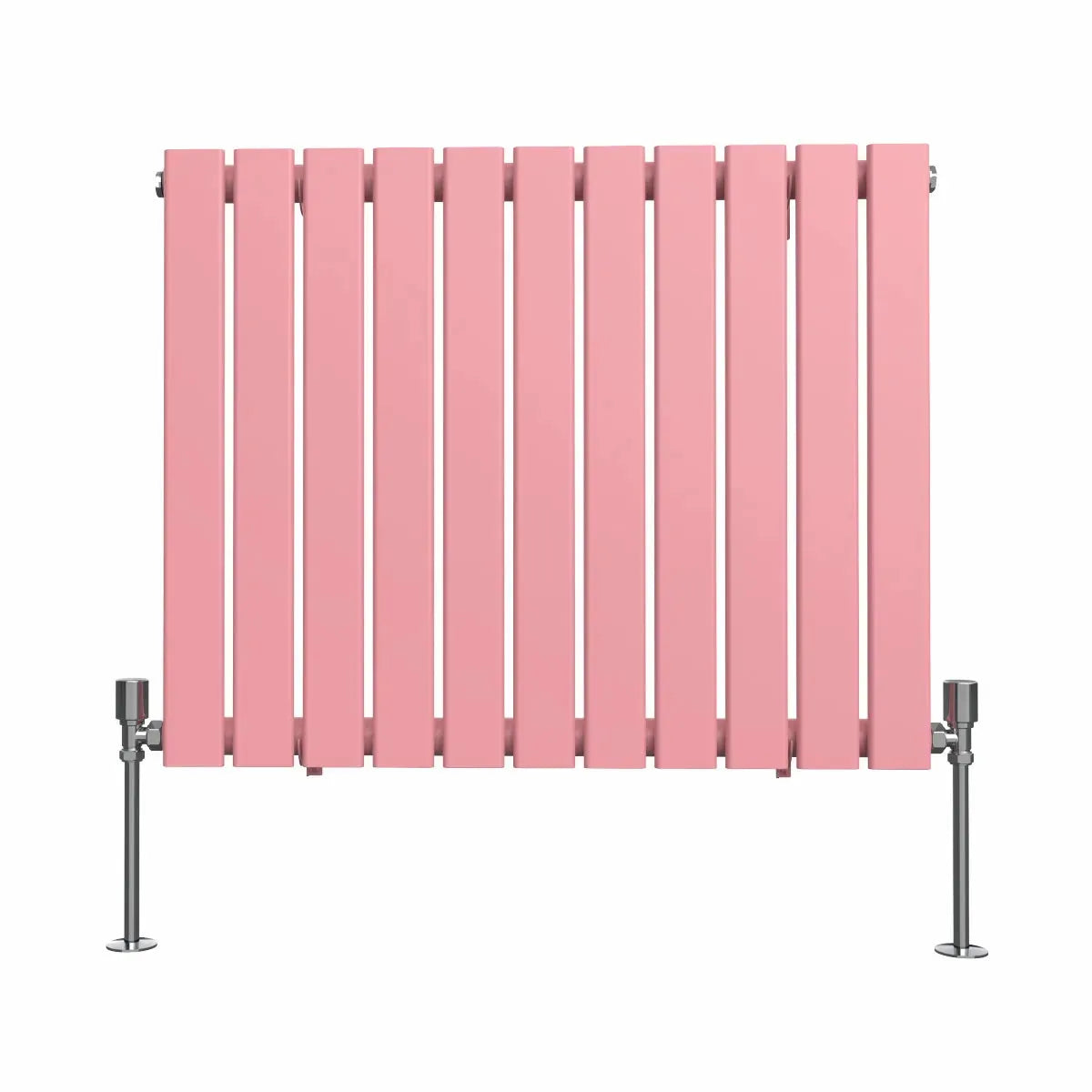 San Remo - Modern horizontal flat panel radiator light pink